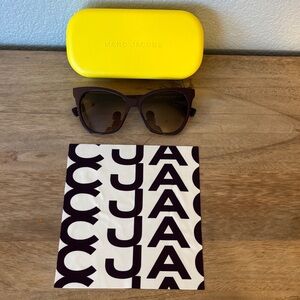 Marc Jacobs Dark purple Cat-Eye Sunglasses